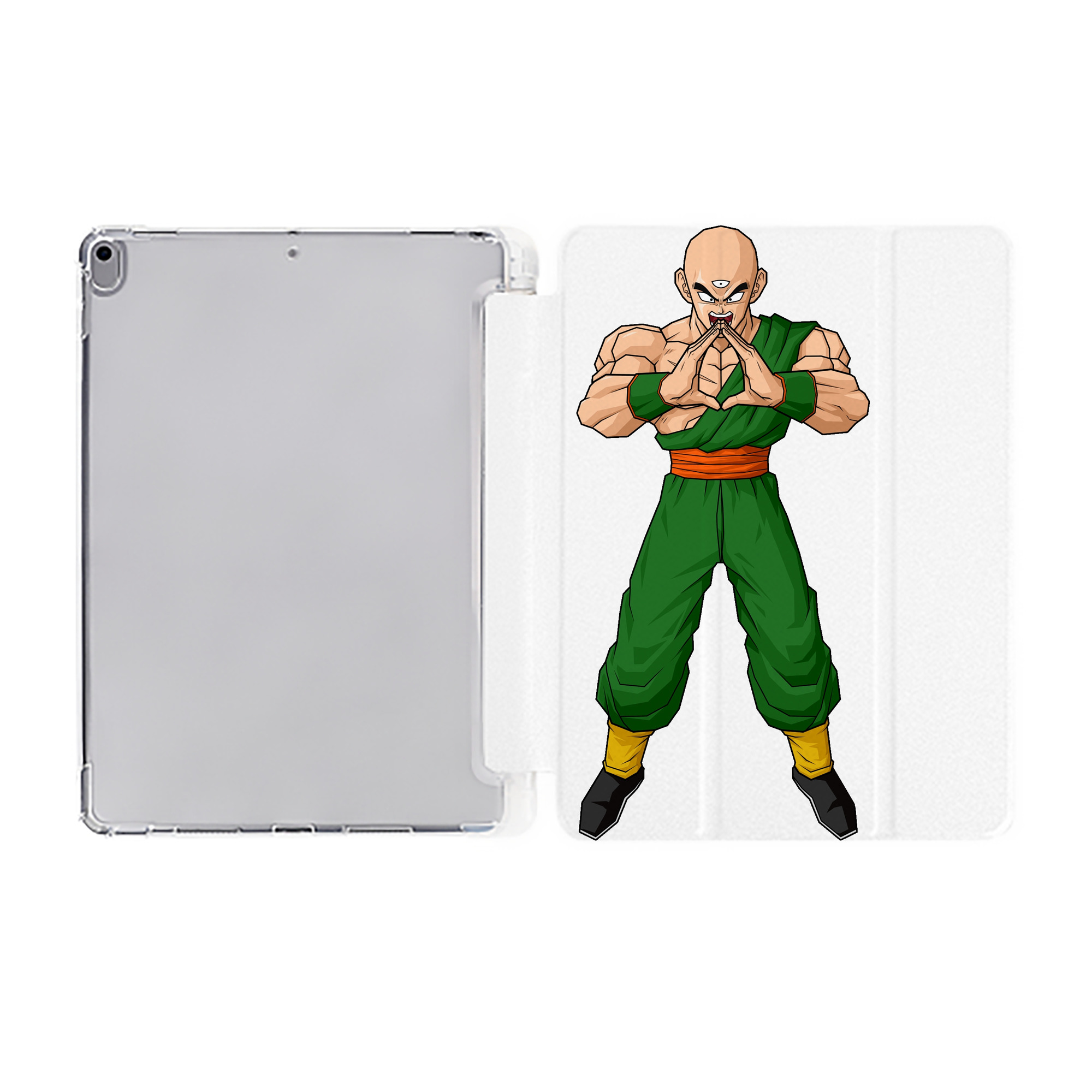 （画像用） ドラゴンボール DRAGON BALL IPad ケース ペン収納付き 三つ折りスタンド PUレザー×シリコン 対応機種9.5/10.5/10.9インチ